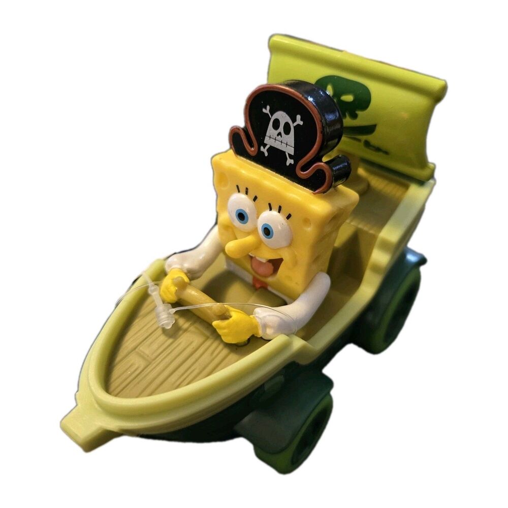 The SpongeBob Movie Bikini Bottom Boaters - Spongebob REV UP TO RACE Boat NWT
